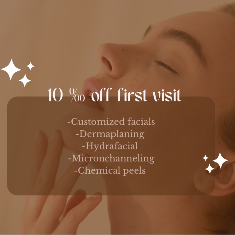 10% off first time visit